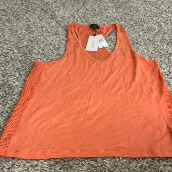 ALALA‎ coral Tank Top Racerback Lightweight Fabric new with tags - Picture 1 of 4